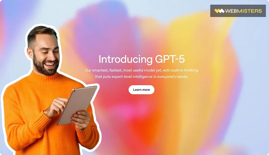 human writer using chatgpt-5 image