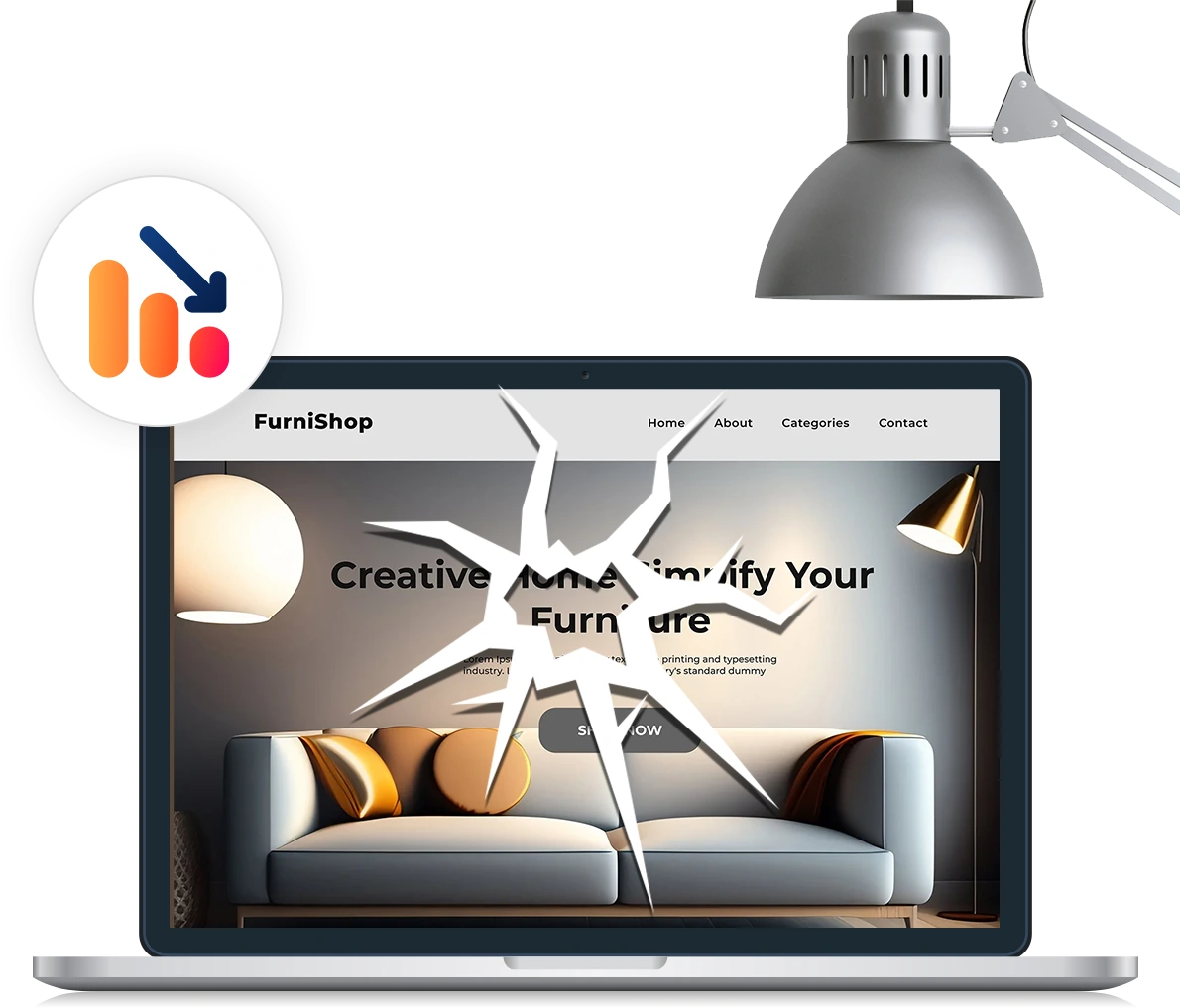 broken website infographic